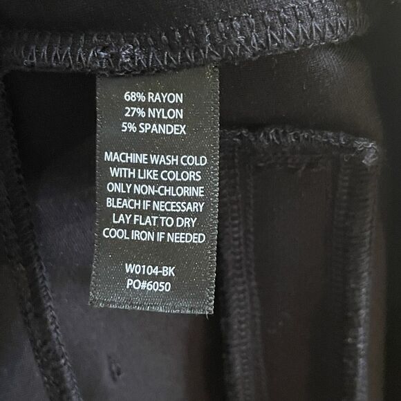 BetaBrand Pants Career Wear Stretchy Straight Leg Black Womens Small Pull on - Picture 8 of 14